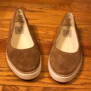 Ugg slip on sneaker flats.